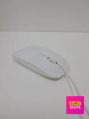 Дротова біла комп'ютерна миша