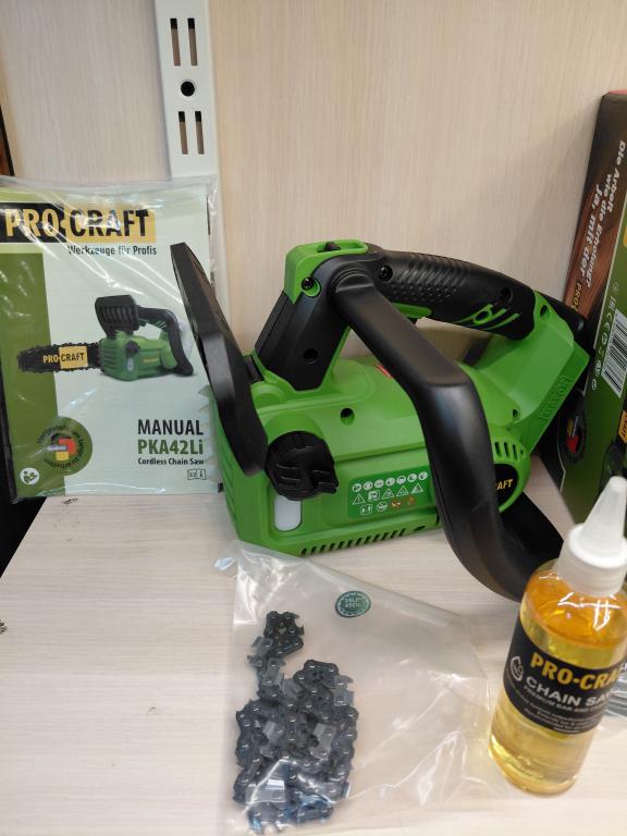 ПилаланцюговаакумуляторнаProcraftPKA42Li