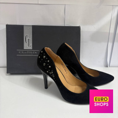 Замшеві туфлі CLoTILDe Black
