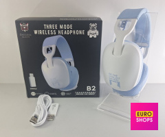 Бездротові ігрові Bluetooth навушники Onikuma B2 білі
