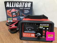 Автомобільний зарядний пристрій Alligator AC807  6/12V 0-10А