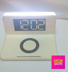 Годинник з LED-підсвіткою і бездротовою зарядкою SY -W0241
