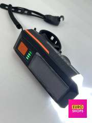 Вело ліхтарик акумуляторний на сонячній батареї LY 17-XPE