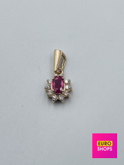 Кулон з діамантами 585° 1.43 г.