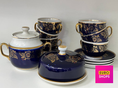 Кабальтовий чайний сервіз