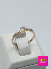 Каблучка з діамантами 585° 1.24 г.