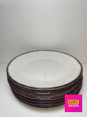 Набір тарілок 6 шт білі