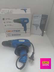 Шуруповерт мережевий Dexter Z1J-HW-10