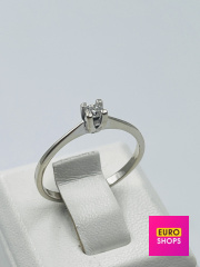 Каблучка з діамантами 585° 1.48 г.