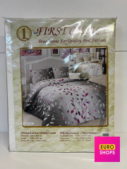 Постільна білизна (Евро Стандарт) First Choice Leaf Kahve