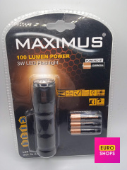 Світлодіодний ліхтарик Maximus потужністю 100 люмен 3 вт