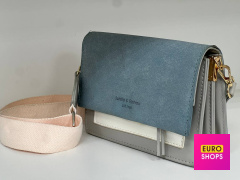 Сумка Sunita &amp; Fashion, якісний шкірзамінник  зі вставками штучноі замші