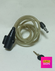 Велосипедний тросовий замок