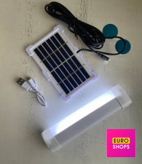 Бездротова лампа LED USB з магнітами 20W 1200 mAh 17 cm та Solar Panel