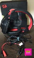 Навушники з мікрофоном Redragon Ares H120 Black-Red (78343)