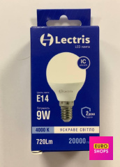 Світлодіодна лампа Lectris 1-LC-1205 9Вт 4000К G45 Е14 720Lm