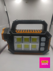 Ліхтар ручний + LED лампа акумуляторна на сонячній батареї