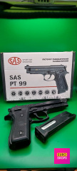 Пневматичний пістолет (револьвер Флобера) SAS PT99