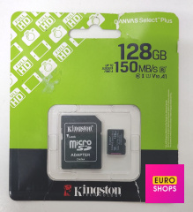 Карта пам'яті Kingston 128GB (150MB/s)