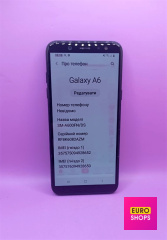 Смартфон Samsung GALAXY A6 3/32GB