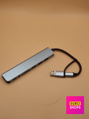 USB хаб 8 до 1 USB 3.0 2.0, type-C, SD/TF, audio 3
