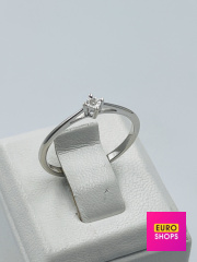 Каблучка з діамантами 585° 1.15 г.