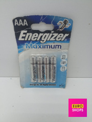 Батарейка ENERGIZER AAA/LR03 Maximum 4шт