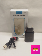 Мережевий зарядний пристрій Profit ES-D92 QC3.0 MicroUSB