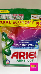 Капсули для прання Ariel Allin1 Pods Powerful Stain Removal 50шт