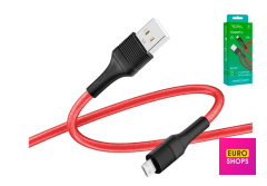 USB Кабель Ridea RC ST74 StablePro Micro 3A Червоно Чорний