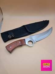 Ніж мисливський з дерев'яною ручкою