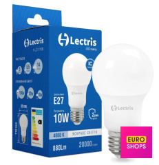 Світлодіодна лампа Lectris 1-LC-1106 10Вт 4000К A60 Е27 800Lm