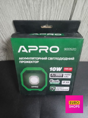 Акумуляторний світлодіодний прожектор apro 900520