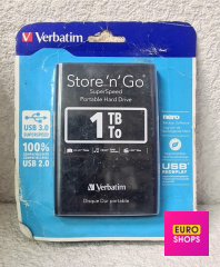 Жорсткий диск Verbatim Store n Go 1ТВ