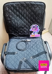 Накидка на автомобільне сидіння з підігрівом від прикурювача