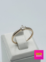 Каблучка з діамантами 585° 1.36 г.