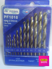 Набір свердл Profitool pf1018 13 шт,