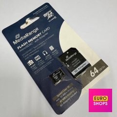 Карта пам'яті MediaRange microSDXC 64GB