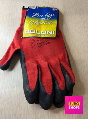 Рукавички трикотажні з нітриловим покриттям Doloni D-OIL 10р