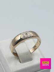 Каблучка з діамантами 583° 1.84 г.