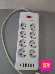 Мережевий фільтр 8 розеток F34U MAX:2500W