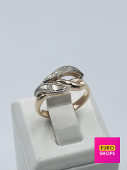 Каблучка з діамантами 585° 4.13 г.