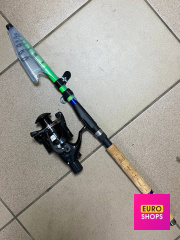 Спінінг BOYABY PRO HUNTER TELESPIN +  котушка gear ratio 5.