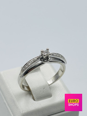 Каблучка з діамантами 585° 3.49 г.