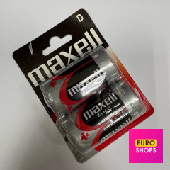 Батарейка сольова Maxell Zink D (R20) blister 2 шт