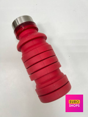 Силіконова фляга для води (гнучка) Red