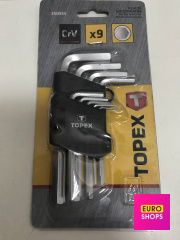 Ключі шестигранники Topex 35d955