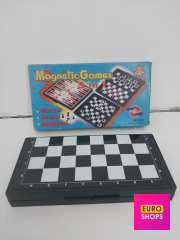 Ігровий набір Magnetic Games Leon 3831 3в1 (Шахмати,Шашки,Нарди)