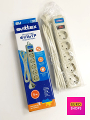 Мережевий фільтр Svitex 5м 5 розеток