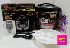 Мультиварка Domotec MS-7726 на 5л 12 програм 1500Вт Чорна